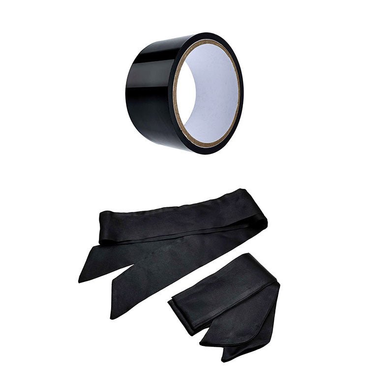 Buy Adam & Eve MIDNIGHT MOODS COLLECTION - Black Couples Bondage Kit - Set of 10 Pieces – Naughtyhut NZ sex toys online. Discreet delivery & top brands.