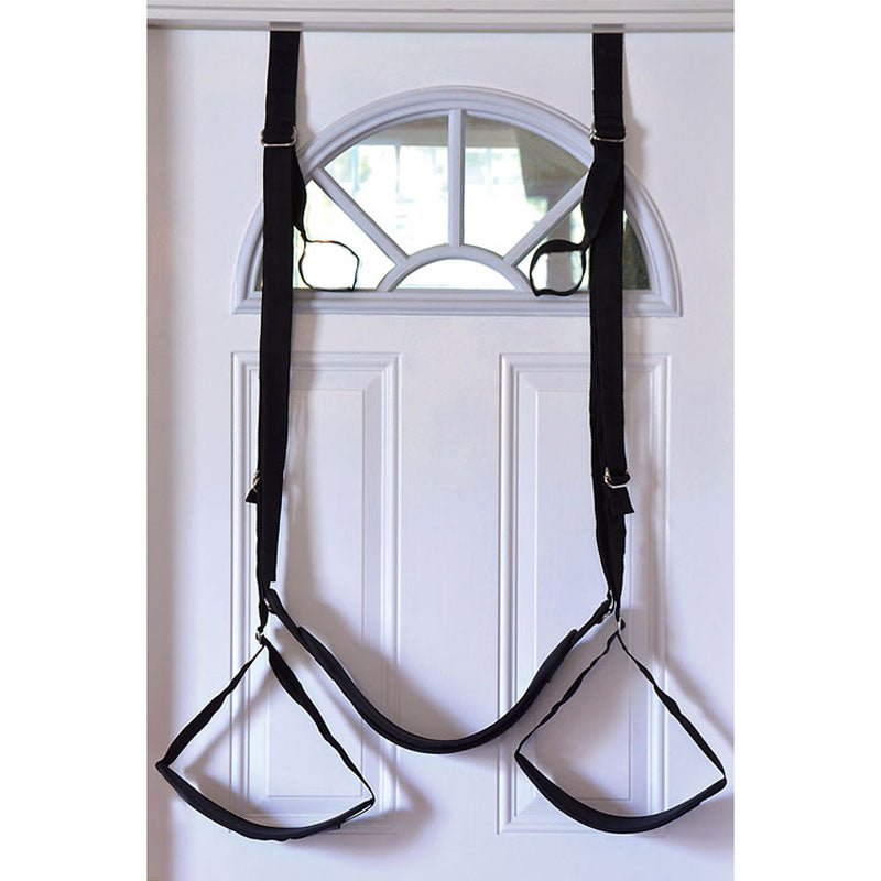 Adam & Eve Naughty Couples Door Swing - Black Swing – Sex toys NZ by Naughtyhut. Discreet delivery nationwide.