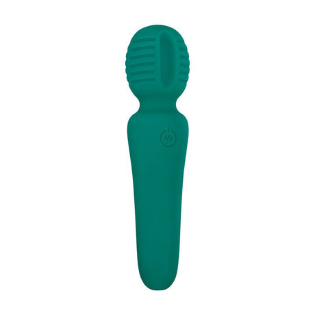 Buy Adam & Eve Petite Private Pleasure Wand - Green 14.8 cm USB Rechargeable Massager Wand – Naughtyhut NZ sex toys online. Discreet delivery & top brands.
