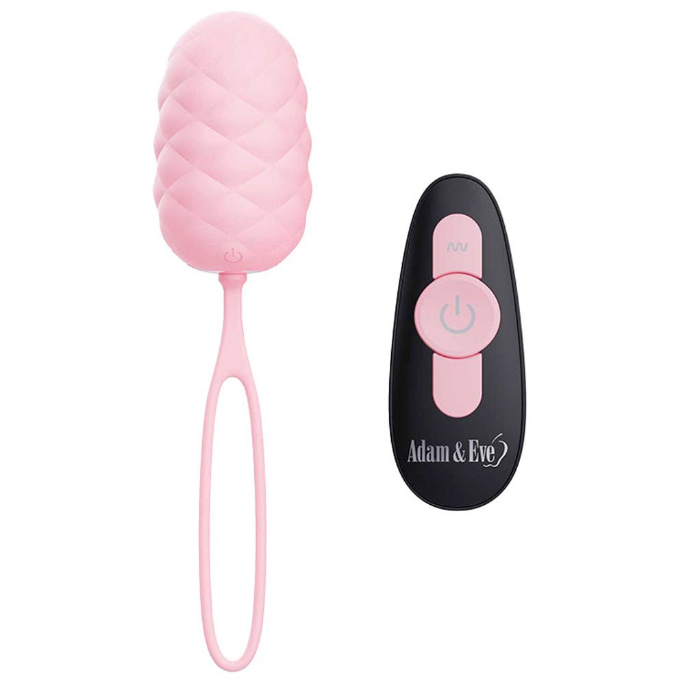Adam & Eve PILLOW TALK EGG - Pink USB Rechargeable Vibrating Egg with Wireless Remote Control – Sex toys NZ by Naughtyhut. Discreet delivery nationwide.