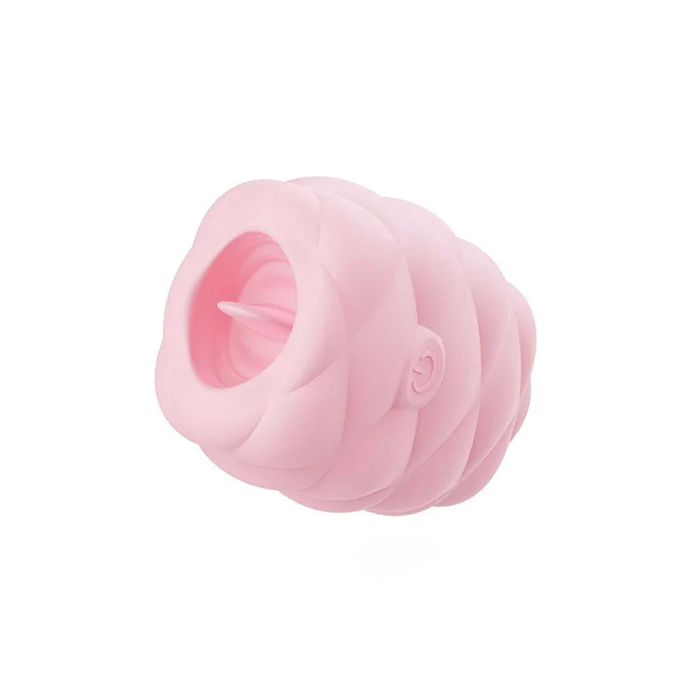 Pillow Talk Flick clitoral vibrator in Pink, quilted shell with flicking tongue tip