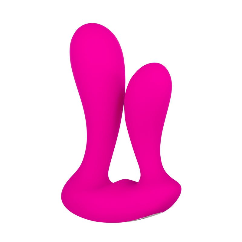 Buy Adam & Eve Rechargeable Dual Entry Vibe - Pink USB Rechargeable Vibrator with Remote Control – Naughtyhut NZ sex toys online. Discreet delivery & top brands.