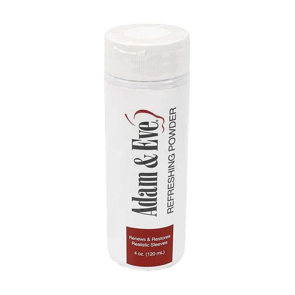 Adam & Eve refreshing powder for sleeves, 120 ml white shaker bottle