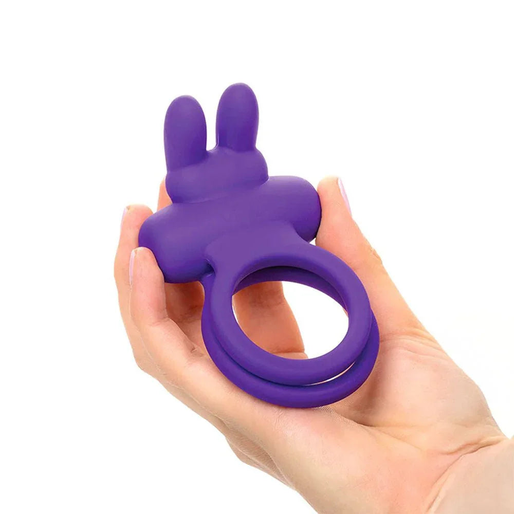 Rockin' Rabbit ring in Purple held in a hand for scale