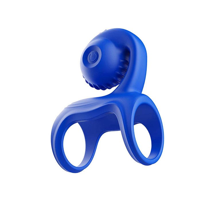Adam & Eve ROCKIN & ROLLIN SNAIL - Blue USB Rechargeable Vibrating Couples Cage – Sex toys NZ by Naughtyhut. Discreet delivery nationwide.