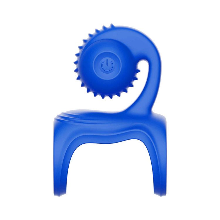 Adam & Eve ROCKIN & ROLLIN SNAIL - Blue USB Rechargeable Vibrating Couples Cage – Sex toys NZ by Naughtyhut. Discreet delivery nationwide.