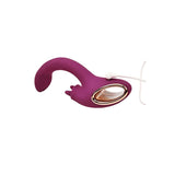 Buy Adam & Eve ROSE GOLD CLIT TICKLER - Red 22 cm USB Rechargeable Rabbit Vibrator – Naughtyhut NZ sex toys online. Discreet delivery & top brands.