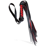 Buy Adam & Eve Scarlet Couture Diamond Flogger - Red/Black Whip – Naughtyhut NZ sex toys online. Discreet delivery & top brands.