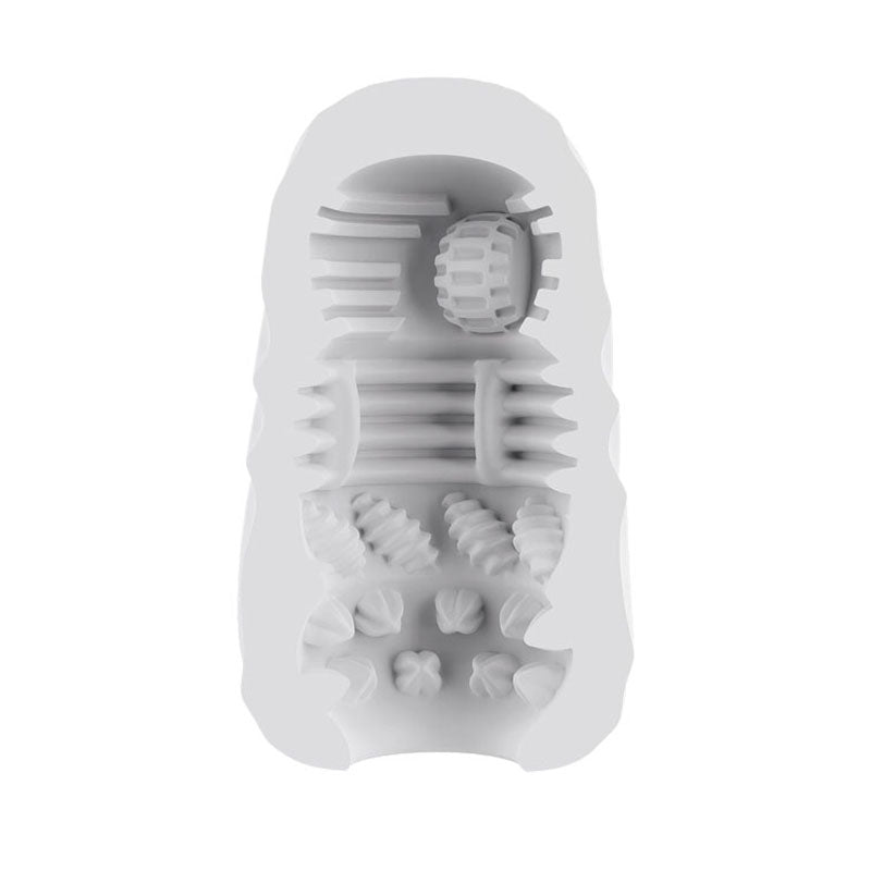 Buy Adam & Eve Stroke & Go - White Stroker Sleeve with Storage Case – Naughtyhut NZ sex toys online. Discreet delivery & top brands.