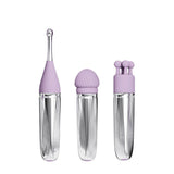 Buy Adam & Eve SWEET DREAMS MASSAGER KIT - Lavender USB Rechargeable Point Stimulator with 8 Interchangeable Tips – Naughtyhut NZ sex toys online. Discreet delivery & top brands.