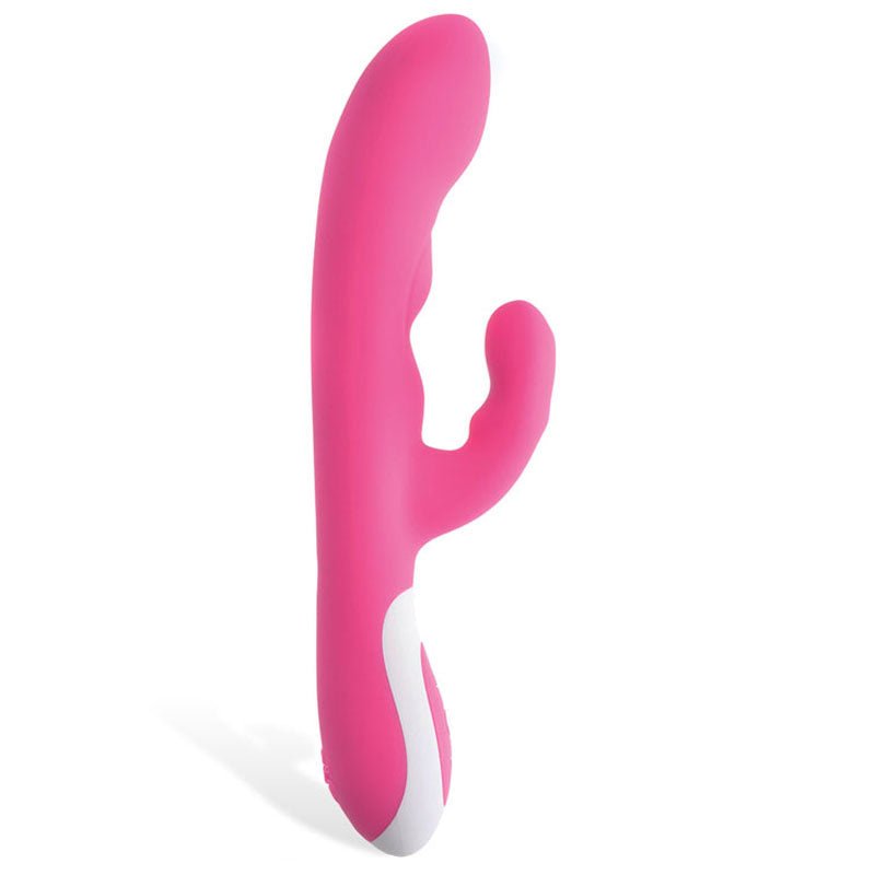 Adam & Eve The Warming Rabbit G - Pink 21.6 cm (8.5'') USB Rechargeable Warming Rabbit Vibrator – Sex toys NZ by Naughtyhut. Discreet delivery nationwide.