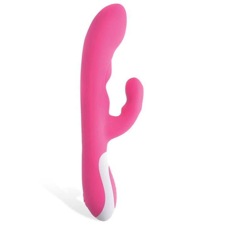 Adam & Eve The Warming Rabbit G - Pink 21.6 cm (8.5'') USB Rechargeable Warming Rabbit Vibrator – Sex toys NZ by Naughtyhut. Discreet delivery nationwide.