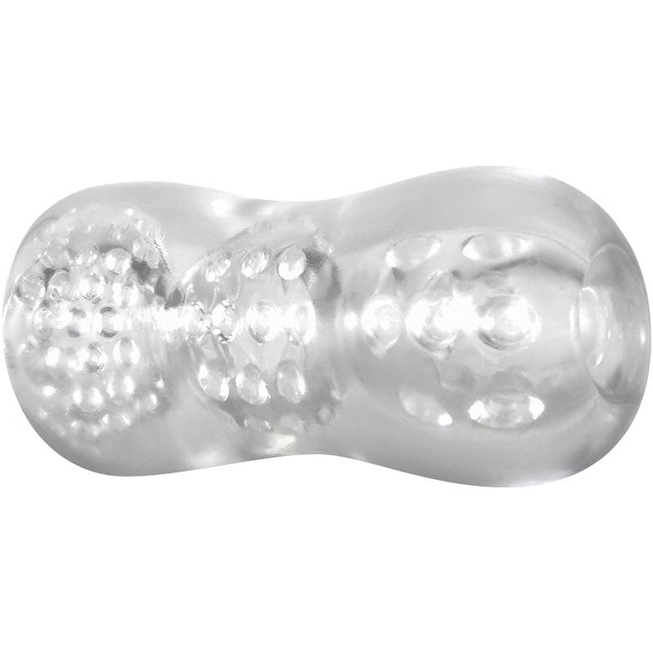 Adam & Eve Triple Chamber Ball Drainer - Clear Masturbator Sleeve – Sex toys NZ by Naughtyhut. Discreet delivery nationwide.