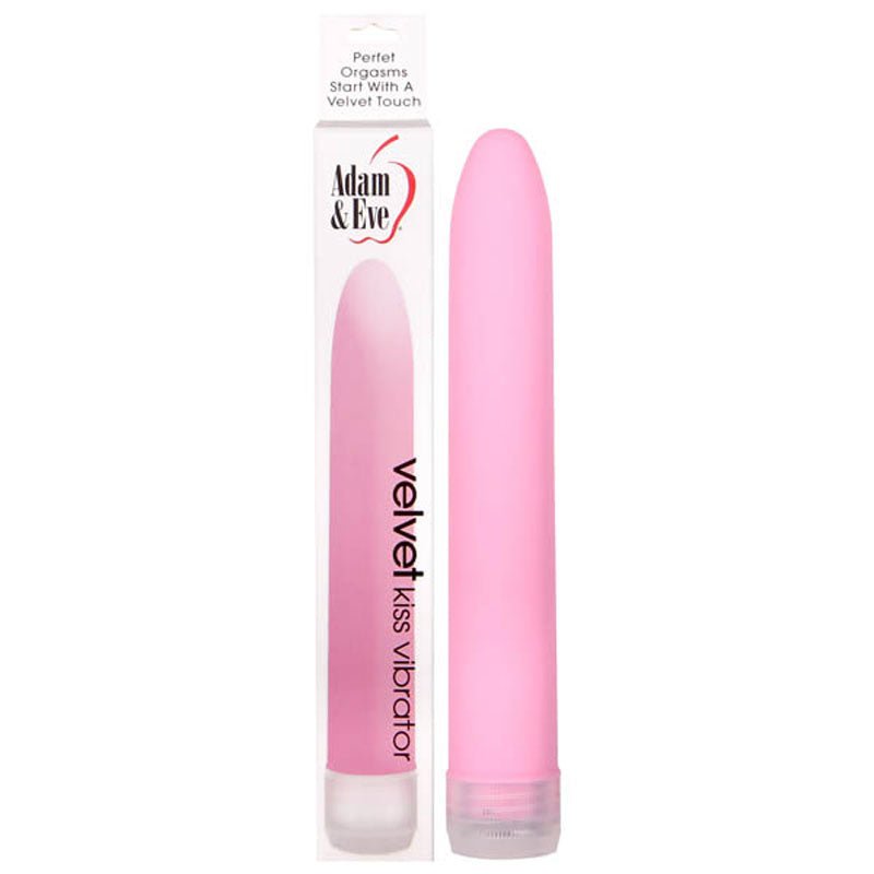 Adam & Eve Velvet Kiss Vibrator - Pink 15.2 cm (6'') Vibrator – Sex toys NZ by Naughtyhut. Discreet delivery nationwide.