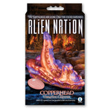 Buy Alien Nation - Copperhead - Coloured USB Rechargeable Vibrating Fantasy Grinder Pad with Remote – Naughtyhut NZ sex toys online. Discreet delivery & top brands.