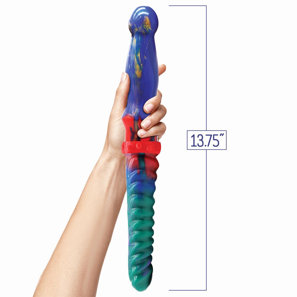 Alien Nation - Double Demon - Coloured 35 cm Fantasy Double Dildo – Sex toys NZ by Naughtyhut. Discreet delivery nationwide.