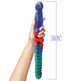 Buy Alien Nation - Double Demon - Coloured 35 cm Fantasy Double Dildo – Naughtyhut NZ sex toys online. Discreet delivery & top brands.