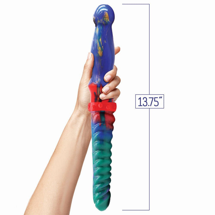 Alien Nation - Double Demon - Coloured 35 cm Fantasy Double Dildo – Sex toys NZ by Naughtyhut. Discreet delivery nationwide.