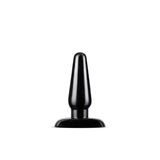 Buy Anal Adventures Basic Anal Plug - Medium - Black 12 cm Butt Plug – Naughtyhut NZ sex toys online. Discreet delivery & top brands.