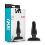Buy Anal Adventures Basic Anal Plug - Medium - Black 12 cm Butt Plug – Naughtyhut NZ sex toys online. Discreet delivery & top brands.