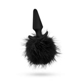 Buy Anal Adventures Platinum Rabbit Tail Plug - Black 10 cm Butt Plug with Bunny Tail – Naughtyhut NZ sex toys online. Discreet delivery & top brands.