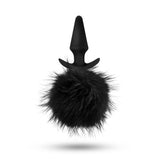 Buy Anal Adventures Platinum Rabbit Tail Plug - Black 10 cm Butt Plug with Bunny Tail – Naughtyhut NZ sex toys online. Discreet delivery & top brands.