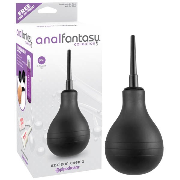 Buy Anal Fantasy Collection EZ - Clean Enema - Black Enema – Naughtyhut NZ sex toys online. Discreet delivery & top brands.