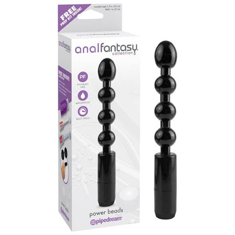 Buy Anal Fantasy Collection Power Beads - 12 cm (4.75'') Vibrating Anal Cord – Naughtyhut NZ sex toys online. Discreet delivery & top brands.