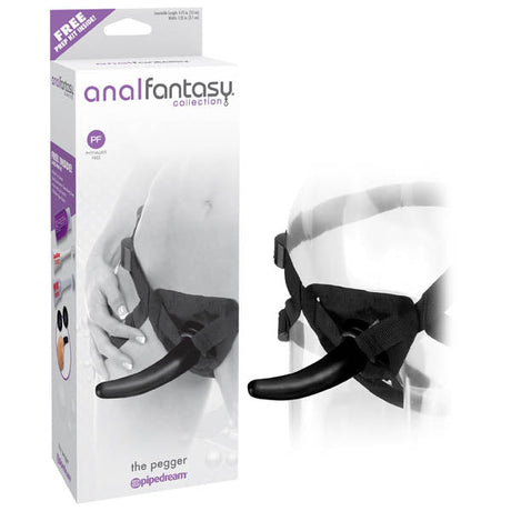 Buy Anal Fantasy Collection The Pegger - Black 12 cm (4.75'') Strap - On – Naughtyhut NZ sex toys online. Discreet delivery & top brands.