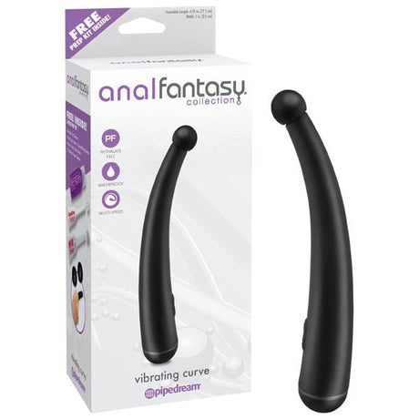 Buy Anal Fantasy Collection Vibrating Curve - Black 17.1 cm (6.75'') Anal Vibrator – Naughtyhut NZ sex toys online. Discreet delivery & top brands.