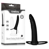 Buy Anal Indulgence Collection Silicone Fantasy Double Prober - Black 15.2 cm (6'') Anal Dong & Cock Ring – Naughtyhut NZ sex toys online. Discreet delivery & top brands.