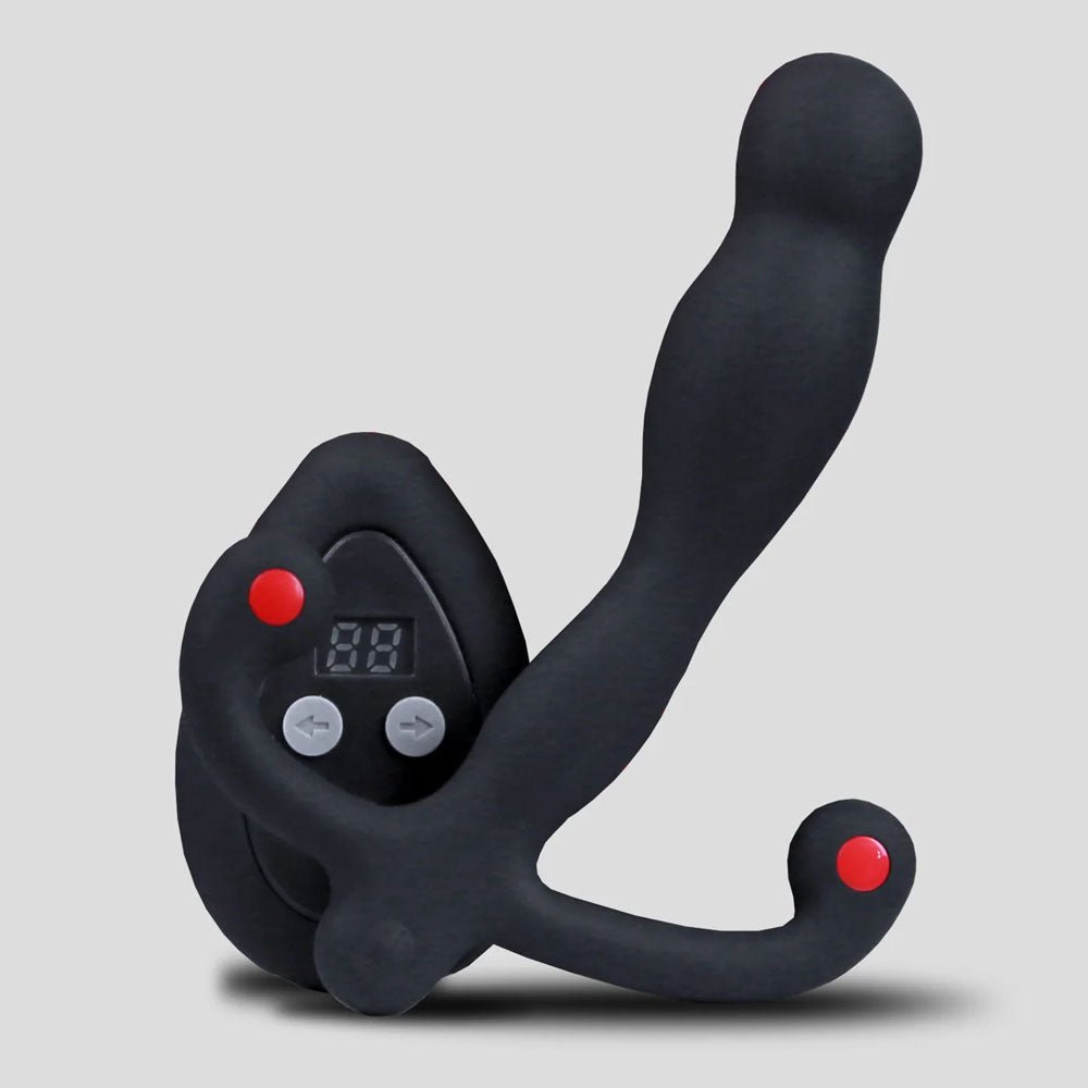 Aneros Eupho Syn V - Black USB Rechargeable Vibrating Prostate Massager with Remote – Sex toys NZ by Naughtyhut. Discreet delivery nationwide.