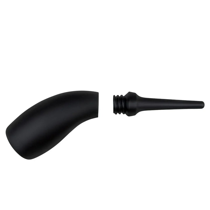 AquaClean Contoured Ergo douche with the black nozzle unscrewed from the bulb