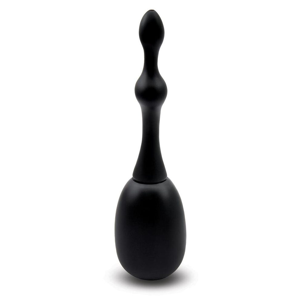 Buy AquaClean Silicone 1 - Way Valve Douche Set with Beaded Nozzle - 150 ml Capacity with Free Travel Douche Included – Naughtyhut NZ sex toys online. Discreet delivery & top brands.