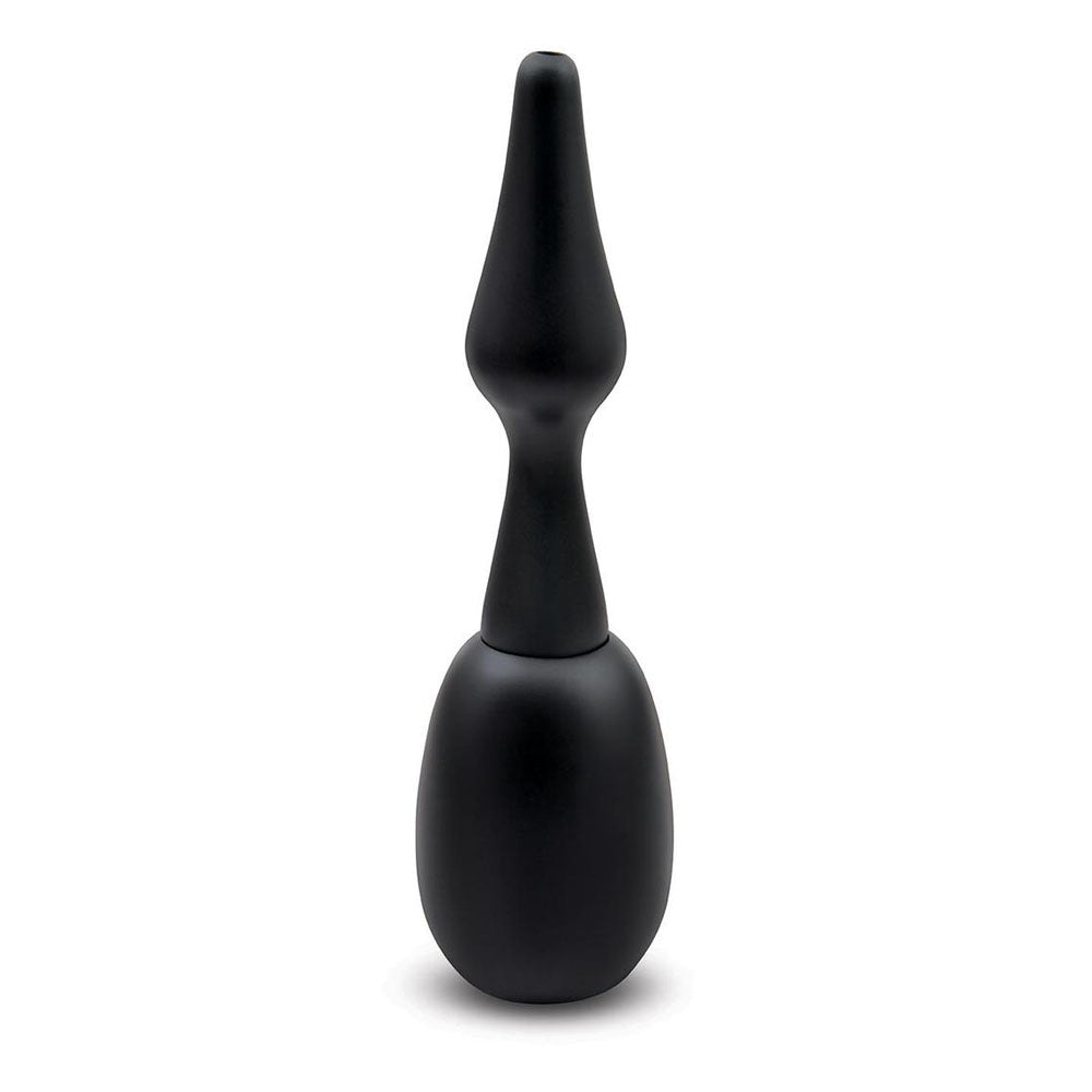 Buy AquaClean Silicone 1 - Way Valve Douche Set with Butt Plug Nozzle - 150 ml Capacity with Free Travel Douche Included – Naughtyhut NZ sex toys online. Discreet delivery & top brands.