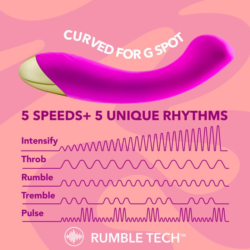 Aria Bangin' AF - Purple 18.4 cm USB Rechargeable Vibrator – Sex toys NZ by Naughtyhut. Discreet delivery nationwide.