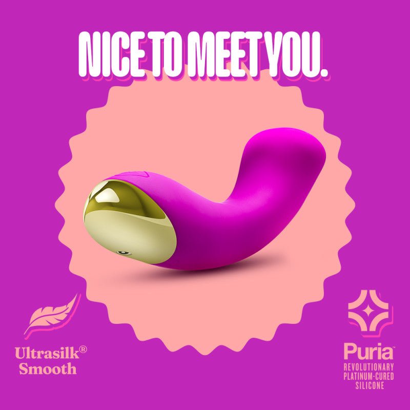 Buy Aria Bangin' AF - Purple 18.4 cm USB Rechargeable Vibrator – Naughtyhut NZ sex toys online. Discreet delivery & top brands.