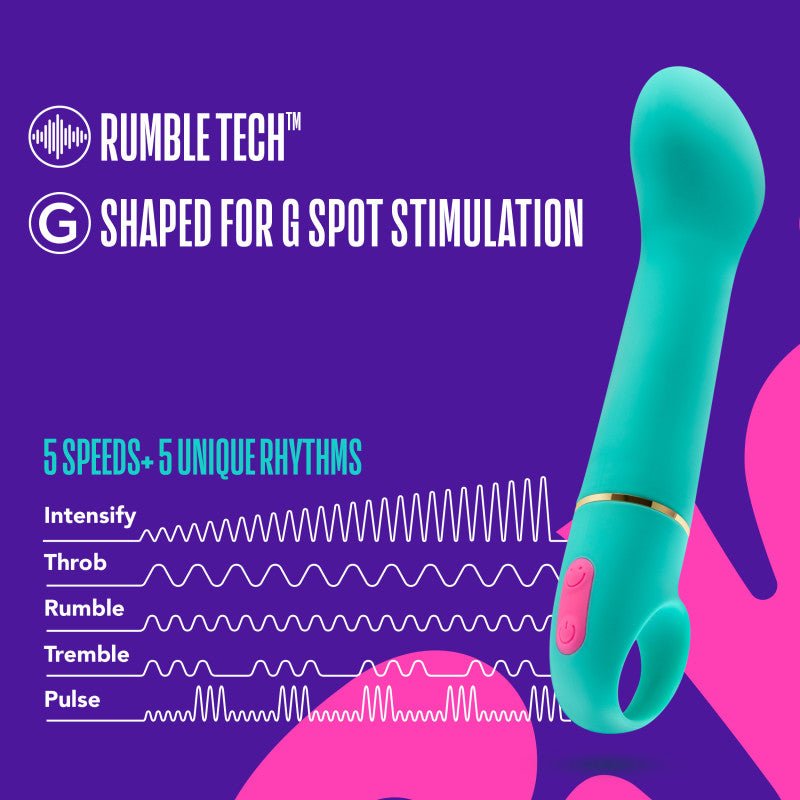Buy Aria Flirty AF - Teal 16.5 cm Vibrator – Naughtyhut NZ sex toys online. Discreet delivery & top brands.