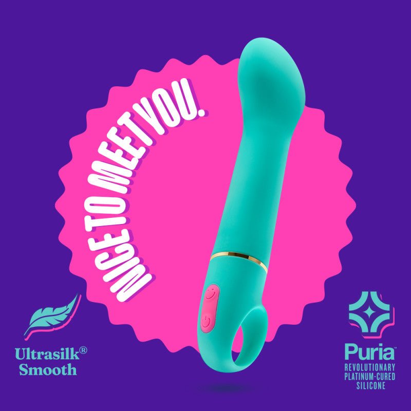 Buy Aria Flirty AF - Teal 16.5 cm Vibrator – Naughtyhut NZ sex toys online. Discreet delivery & top brands.
