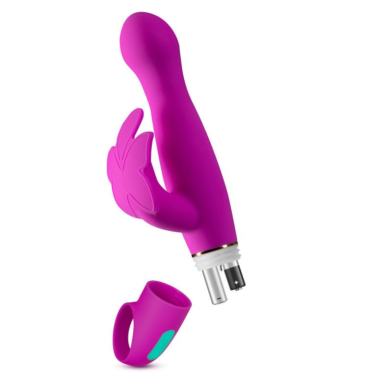 Buy Aria Naughty AF - Plum 18.4 cm Butterfly Vibrator – Naughtyhut NZ sex toys online. Discreet delivery & top brands.