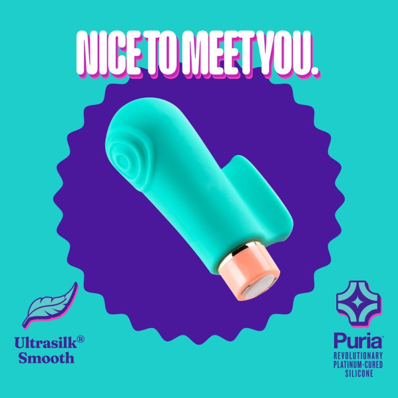 Buy Aria Sensual AF - Teal USB Rechargeable Stimulator – Naughtyhut NZ sex toys online. Discreet delivery & top brands.