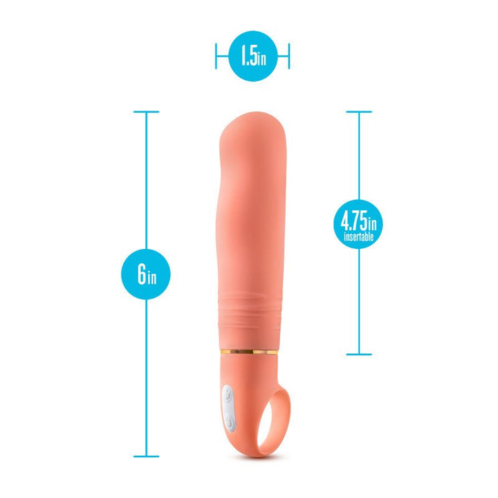 Aria Smokin' AF - Coral 15.2 cm Vibrator – Sex toys NZ by Naughtyhut. Discreet delivery nationwide.