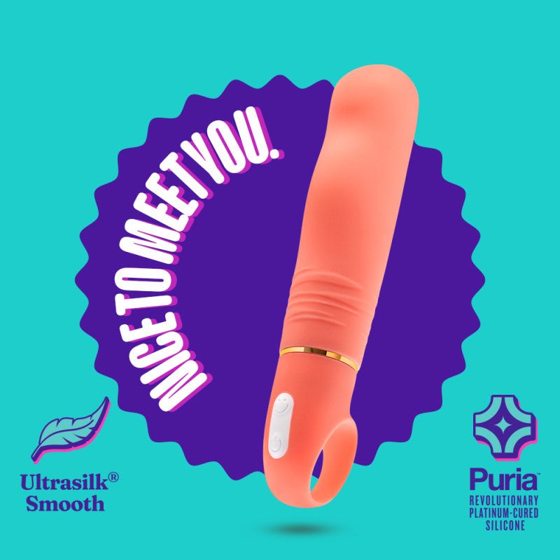Aria Smokin' AF - Coral 15.2 cm Vibrator – Sex toys NZ by Naughtyhut. Discreet delivery nationwide.