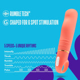 Buy Aria Smokin' AF - Coral 15.2 cm Vibrator – Naughtyhut NZ sex toys online. Discreet delivery & top brands.