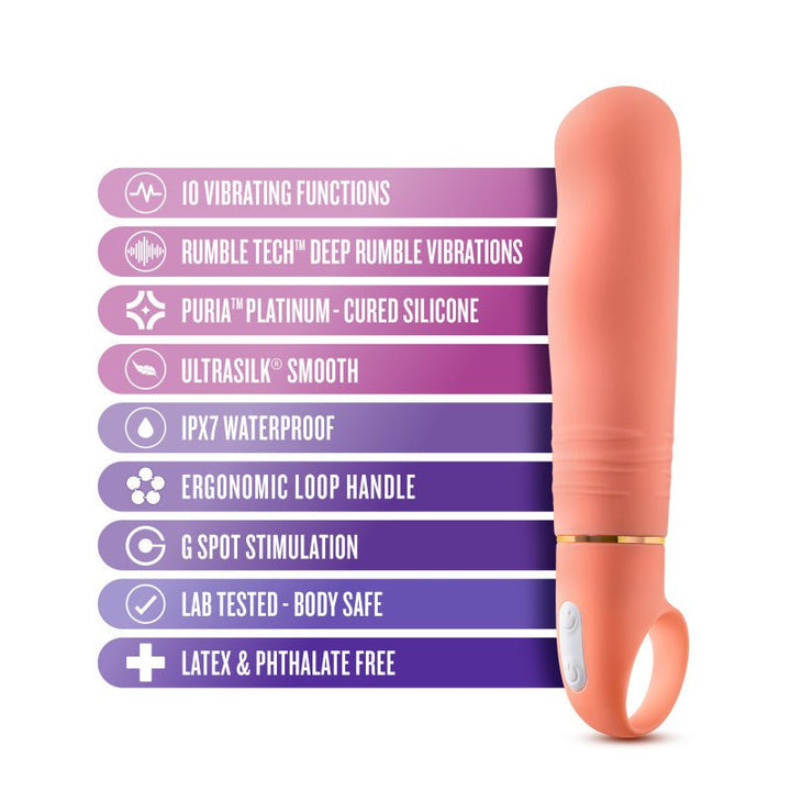 Aria Smokin' AF - Coral 15.2 cm Vibrator – Sex toys NZ by Naughtyhut. Discreet delivery nationwide.