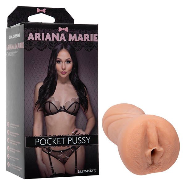 Ariana Marie UltraSkyn Pocket Pussy - Flesh Vagina Stroker – Sex toys NZ by Naughtyhut. Discreet delivery nationwide.
