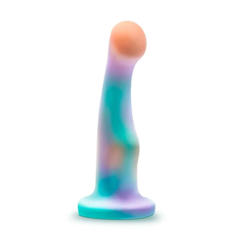 Avant Opal Dreams upright from another angle, rounded tip and flared aqua base