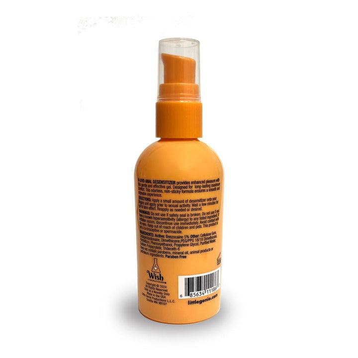 B - LUVD Anal Desensitising Lubricant - Water Based Anal Desensitising Lubricant - 118 ml Bottle – Sex toys NZ by Naughtyhut. Discreet delivery nationwide.