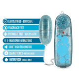 Buy B Yours Glitter Power Bullet - Blue - Glitter Blue 5.5 cm Bullet – Naughtyhut NZ sex toys online. Discreet delivery & top brands.