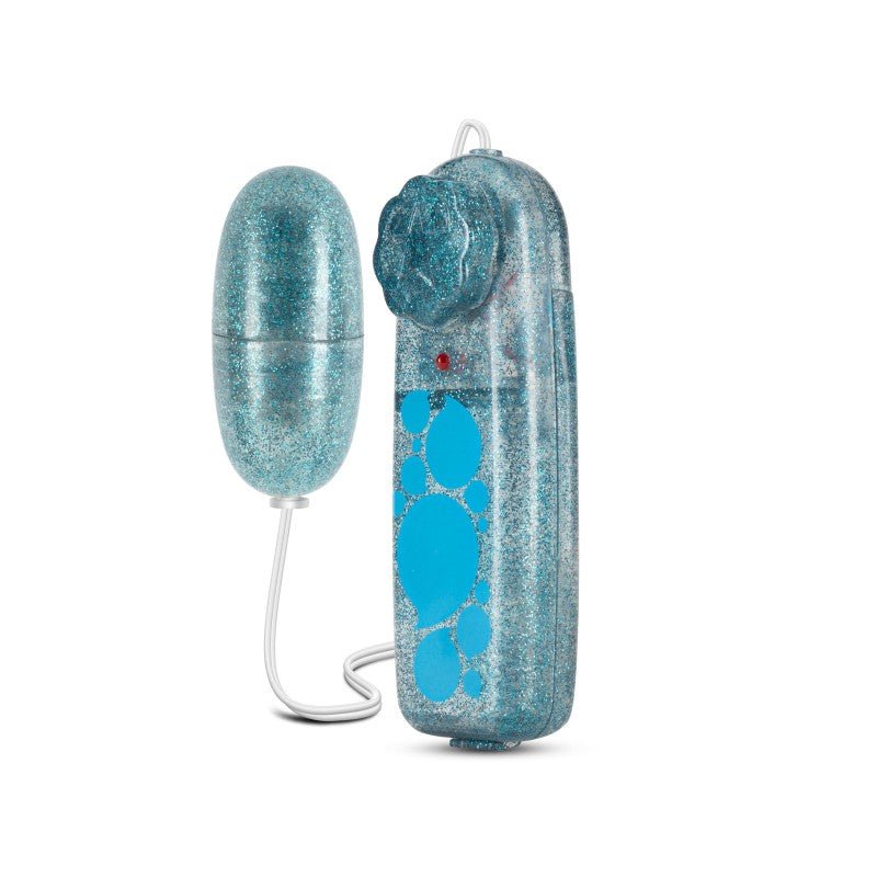 B Yours Glitter Power Bullet - Blue - Glitter Blue 5.5 cm Bullet – Sex toys NZ by Naughtyhut. Discreet delivery nationwide.